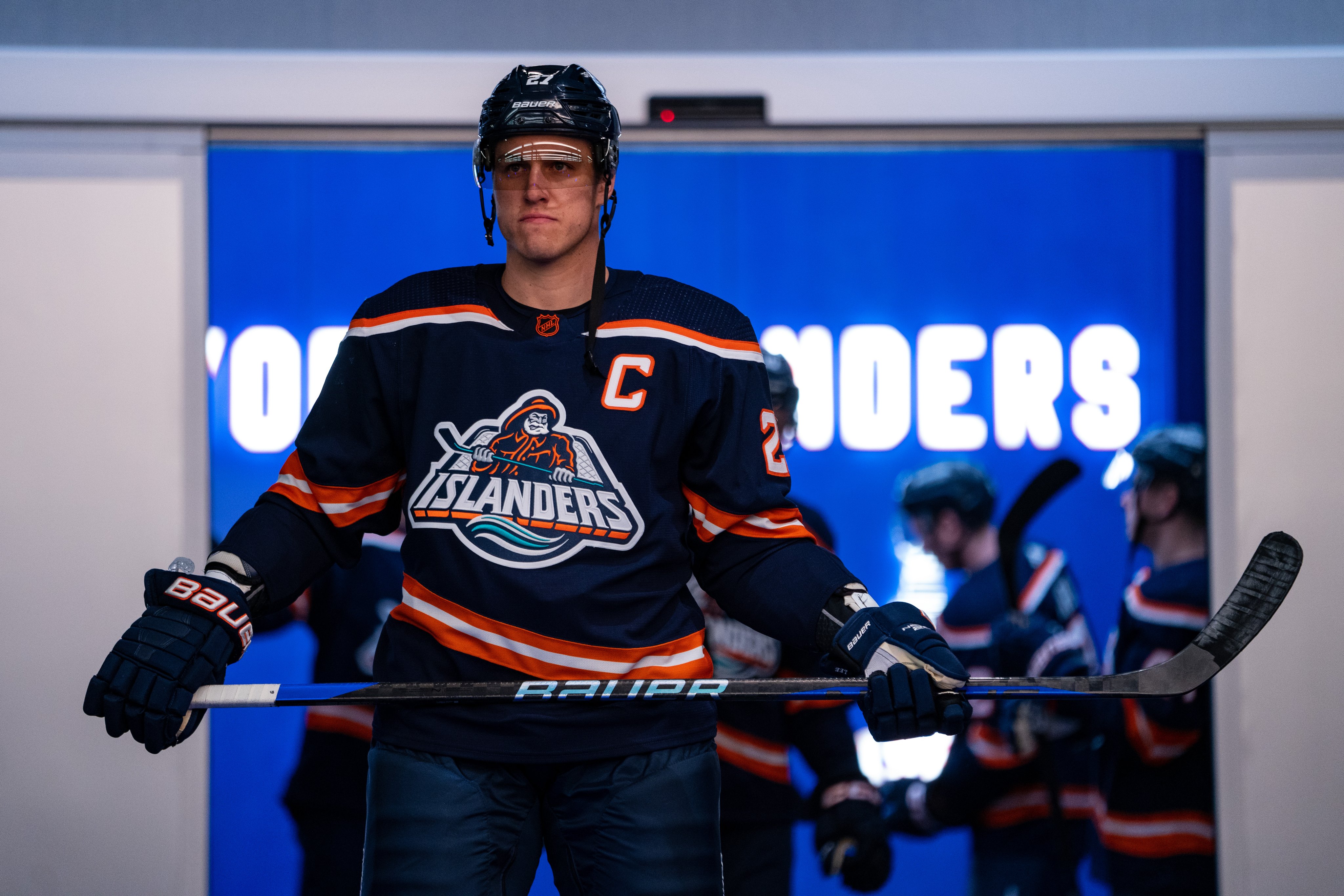 Anders Lee will look to hit the 30 goal plateau, but the New York Islanders need to face reality as they are an aging core going into the 2023-24 season. - Photo Courtesy of the New York Islanders
