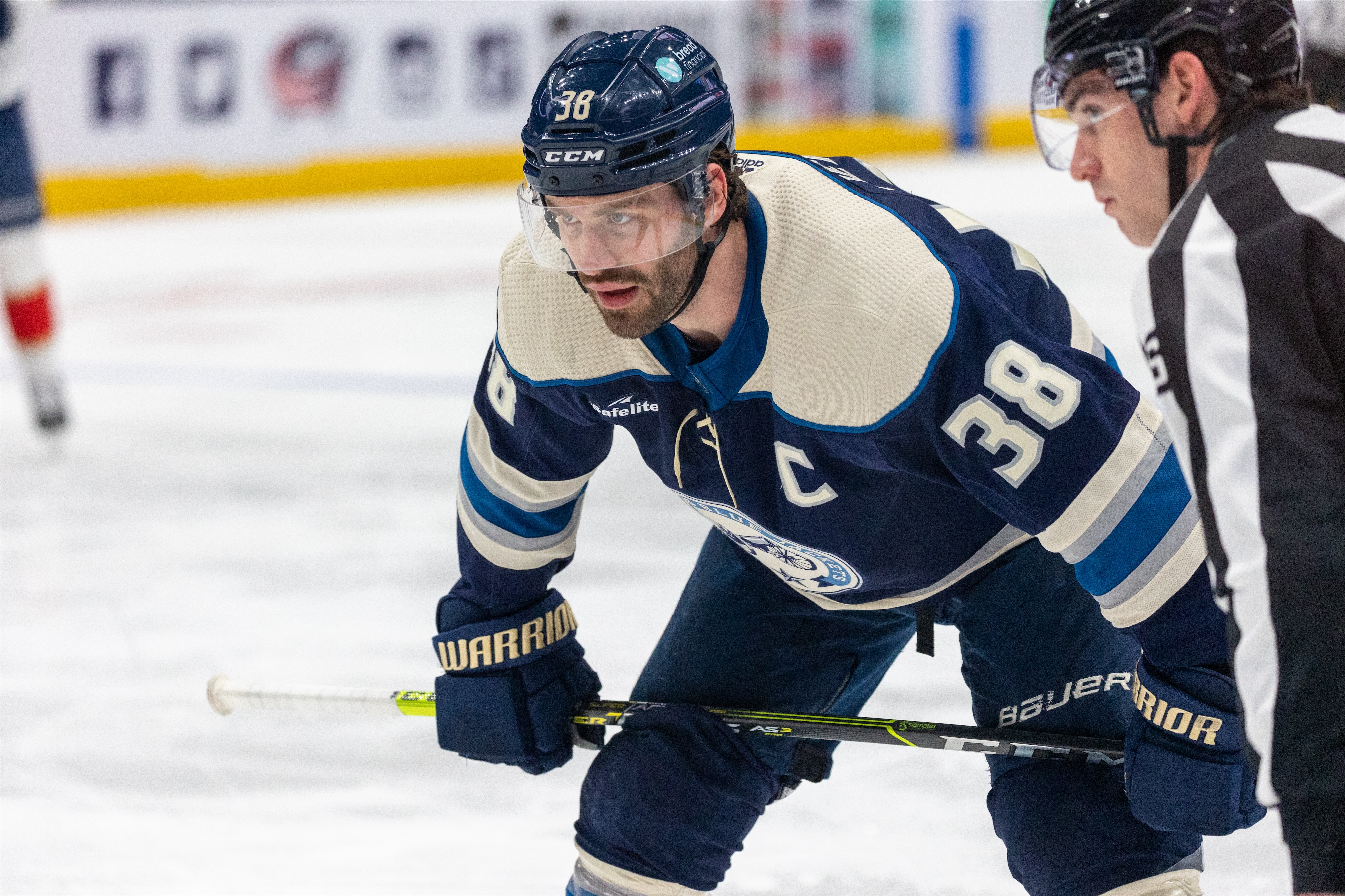 With a new season ahead, Boone Jenner looks to lead the Columbus Blue Jackets as they get defensively better for the 2023-24 season. - Photo Courtesy of the Columbus Blue Jackets
