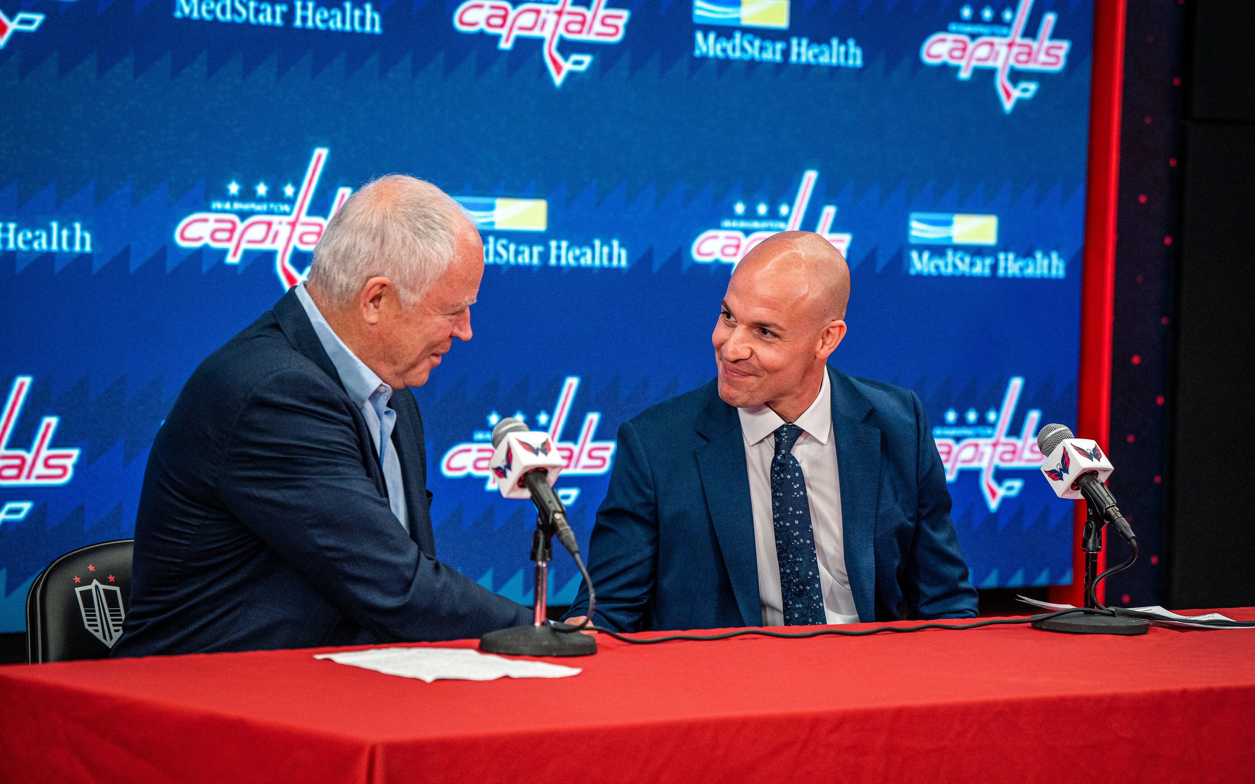 Spencer Carbery is all smiles as he looks to the opportunity as the Washington Capitals look to rebound and return to the playoffs. - Photo Courtesy of the Washington Capitals