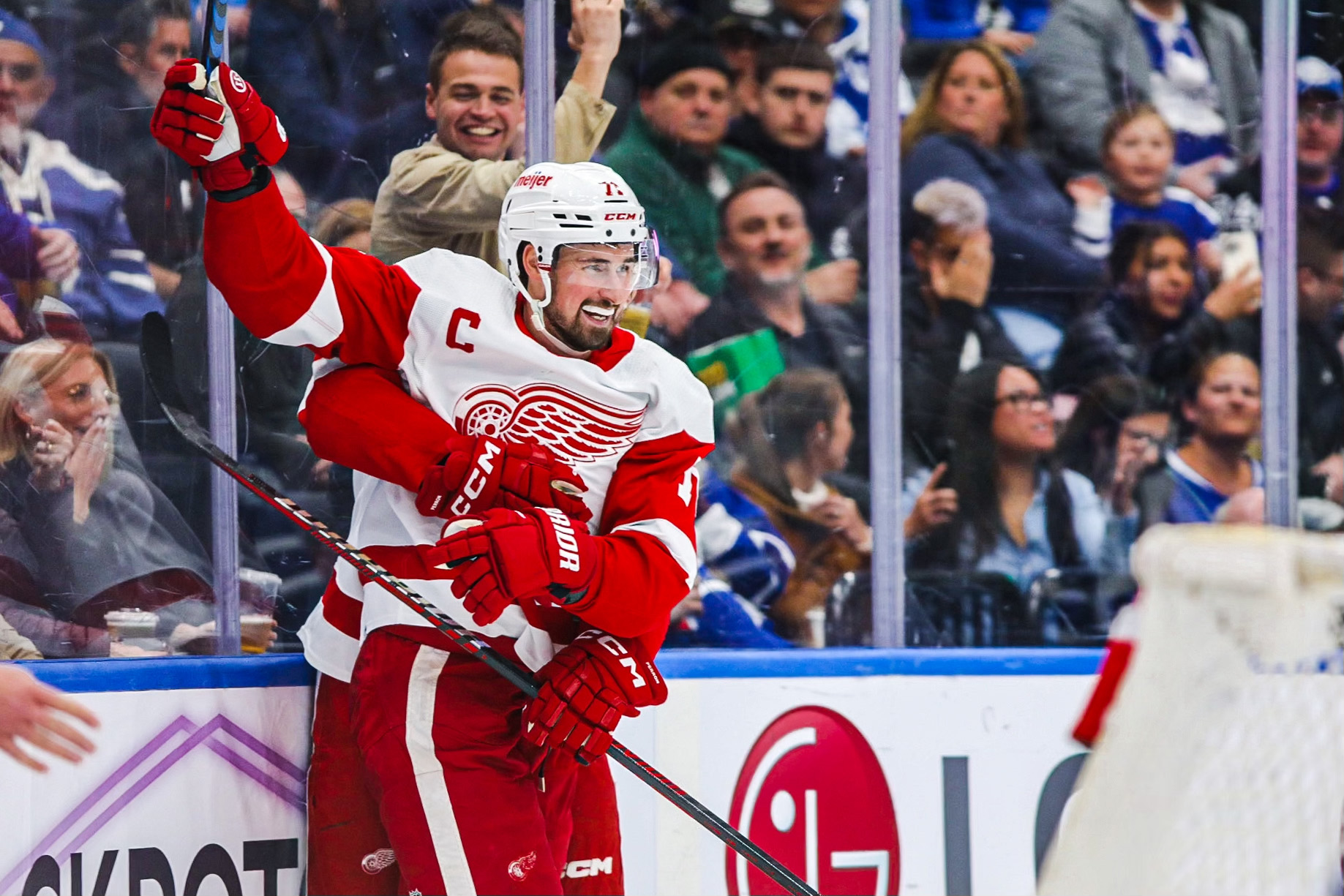 As the Detroit Red Wings look to end the rebuild as they enter the 2023-24 season, Dylan Larkin will be looked to guide the Wings back to the playoffs. - Photo Courtesy of the Detroit Red Wings