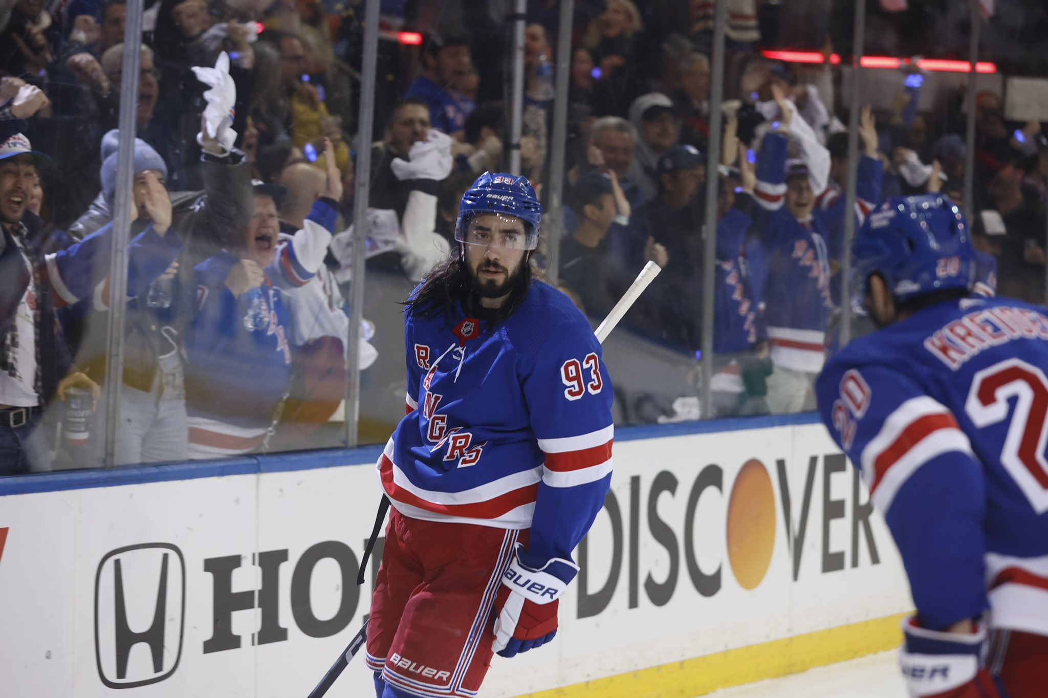 Mika Zibanejad and the New York Rangers are looking for a bounce back season in 2023-24. - Photo Courtesy of the New York Rangers
