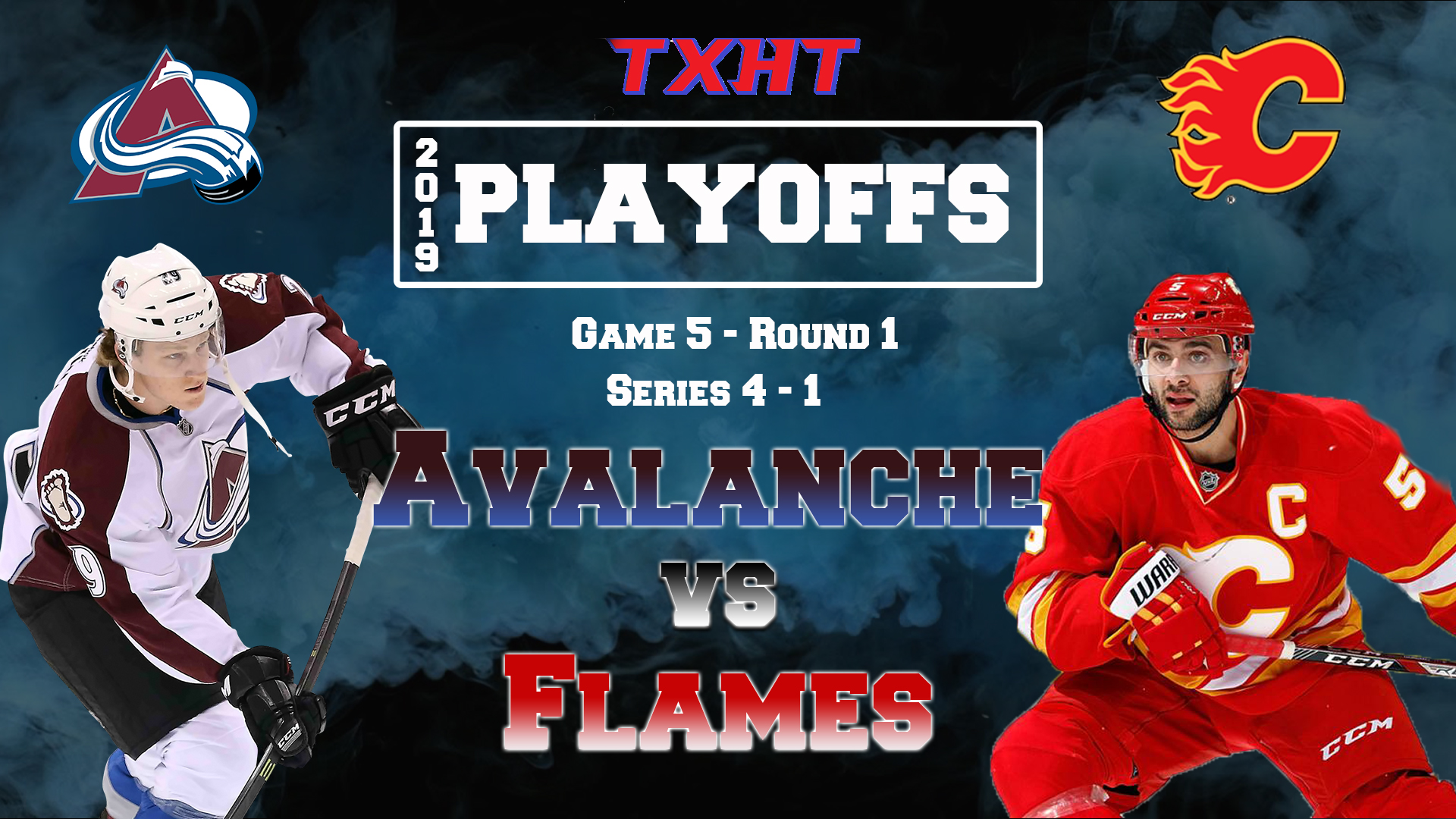 Game Recap-Rd.1 Gm 5: Colorado Avalanche v.s Calgary Flames