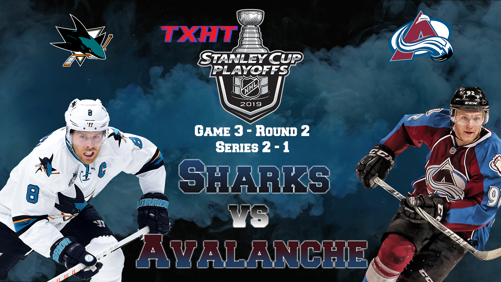 Game Recap-Rnd. 2-Game 3: Colorado Avalanche v.s San Jose Sharks