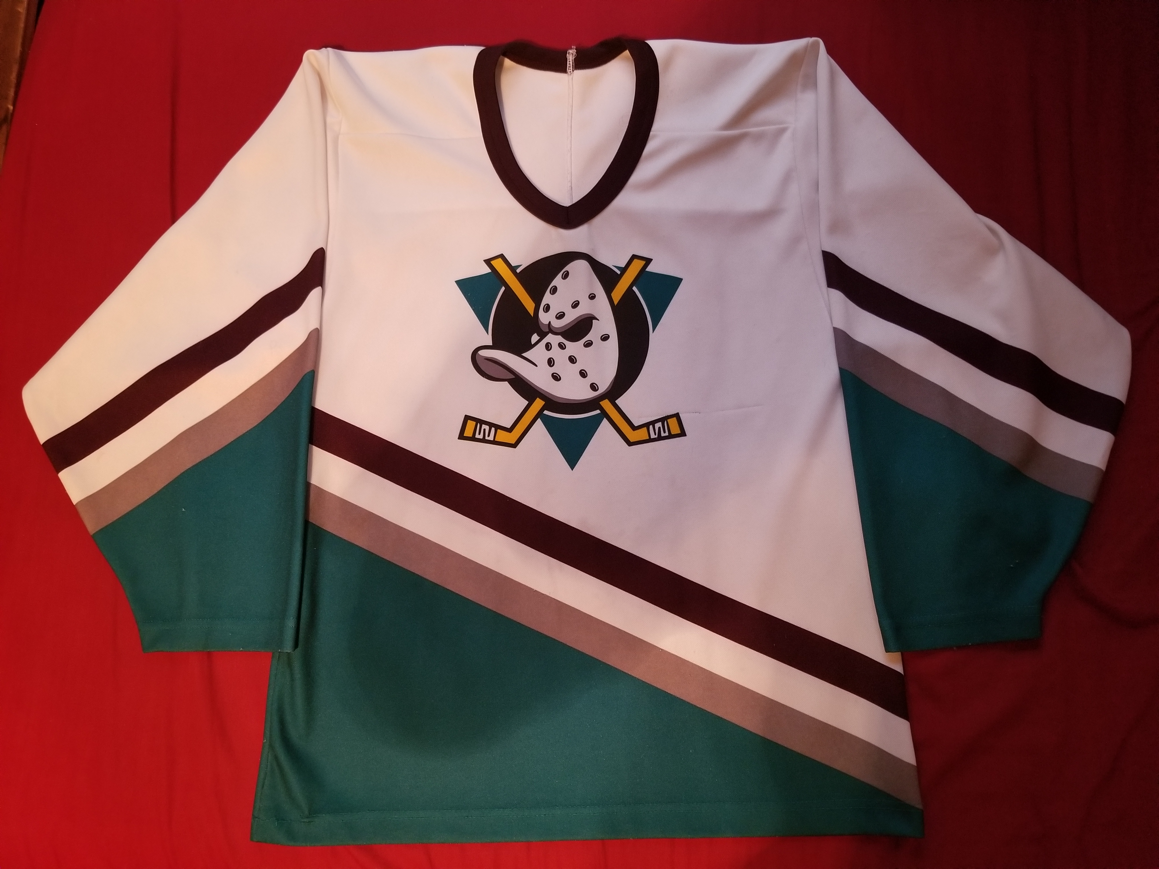 Mighty Ducks Home White 1996 Youth