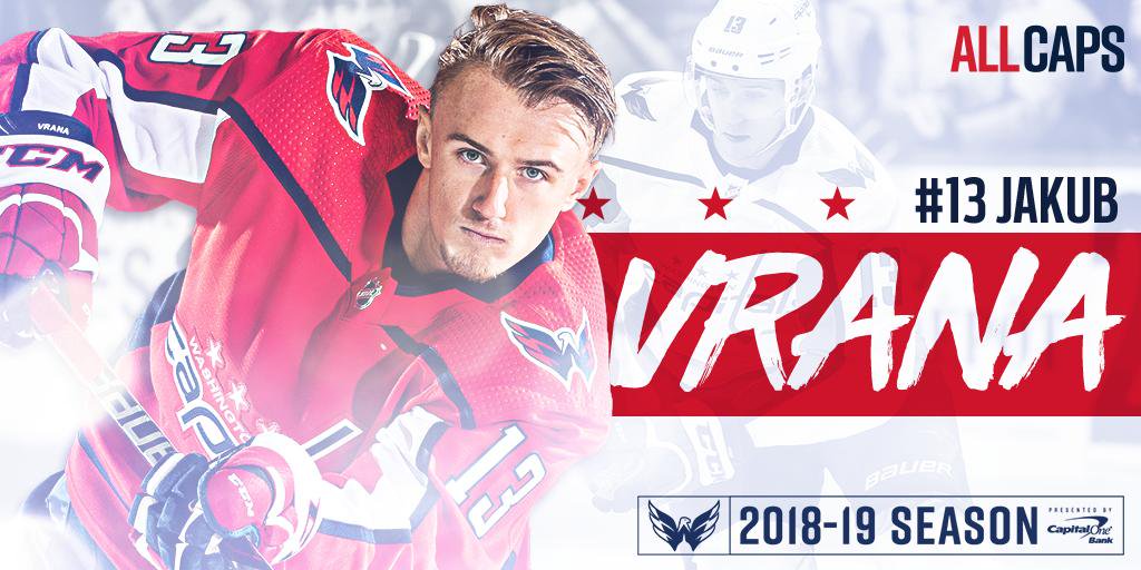 Capitals Re-sign Vrana to Two Year Deal
