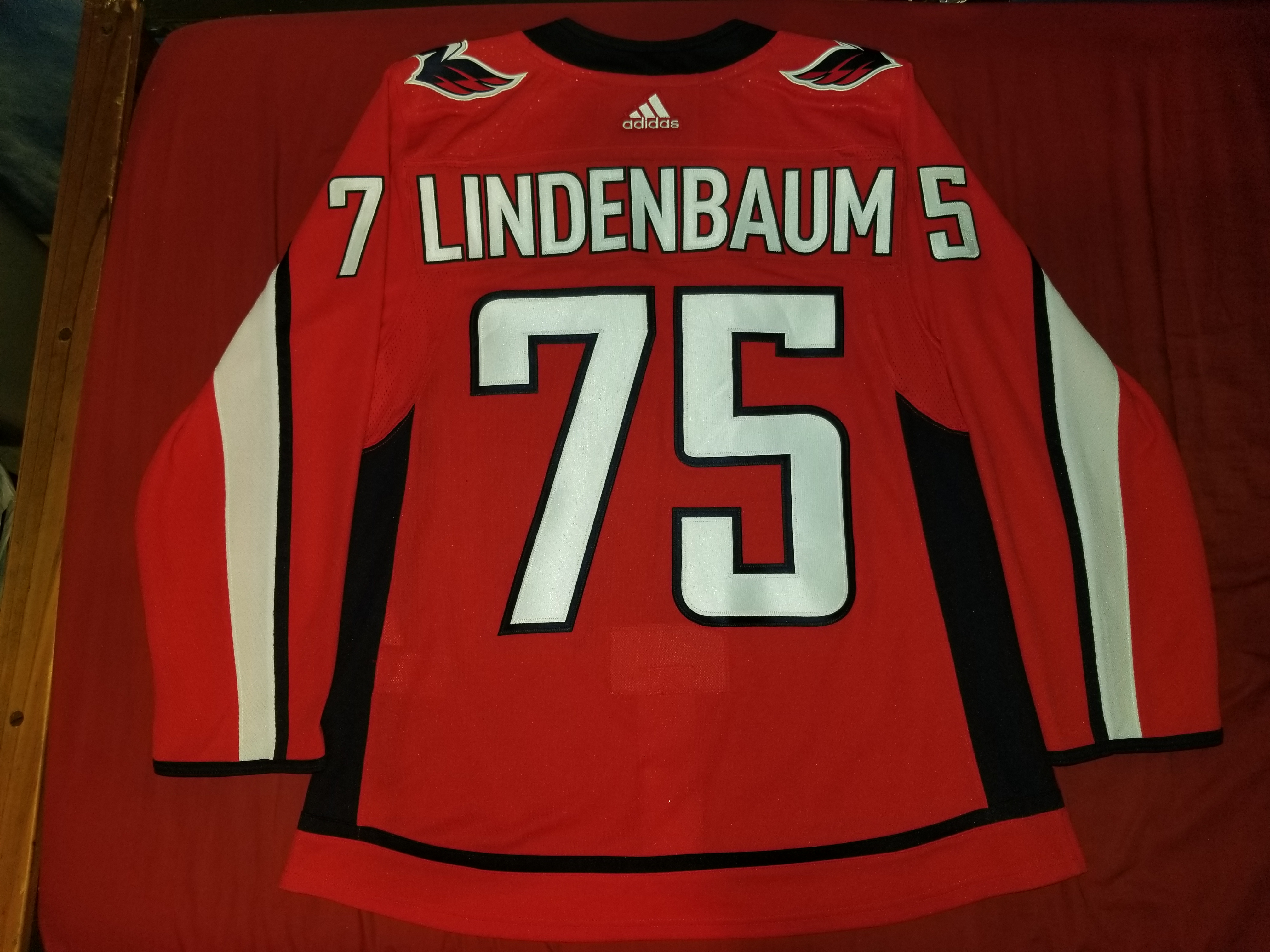 Capitals Home Red 2018 Back