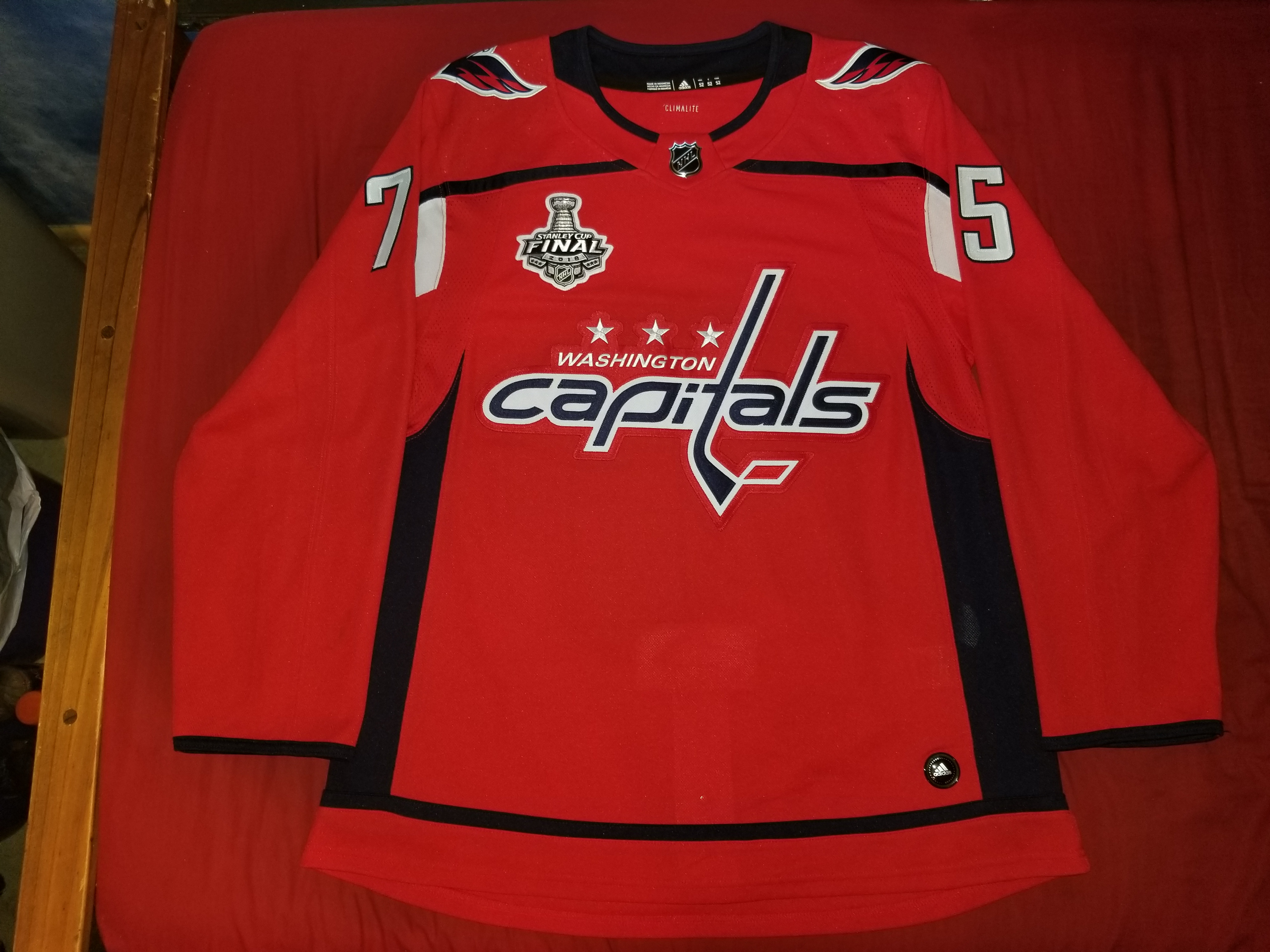 Capitals Home Red 2018 Front