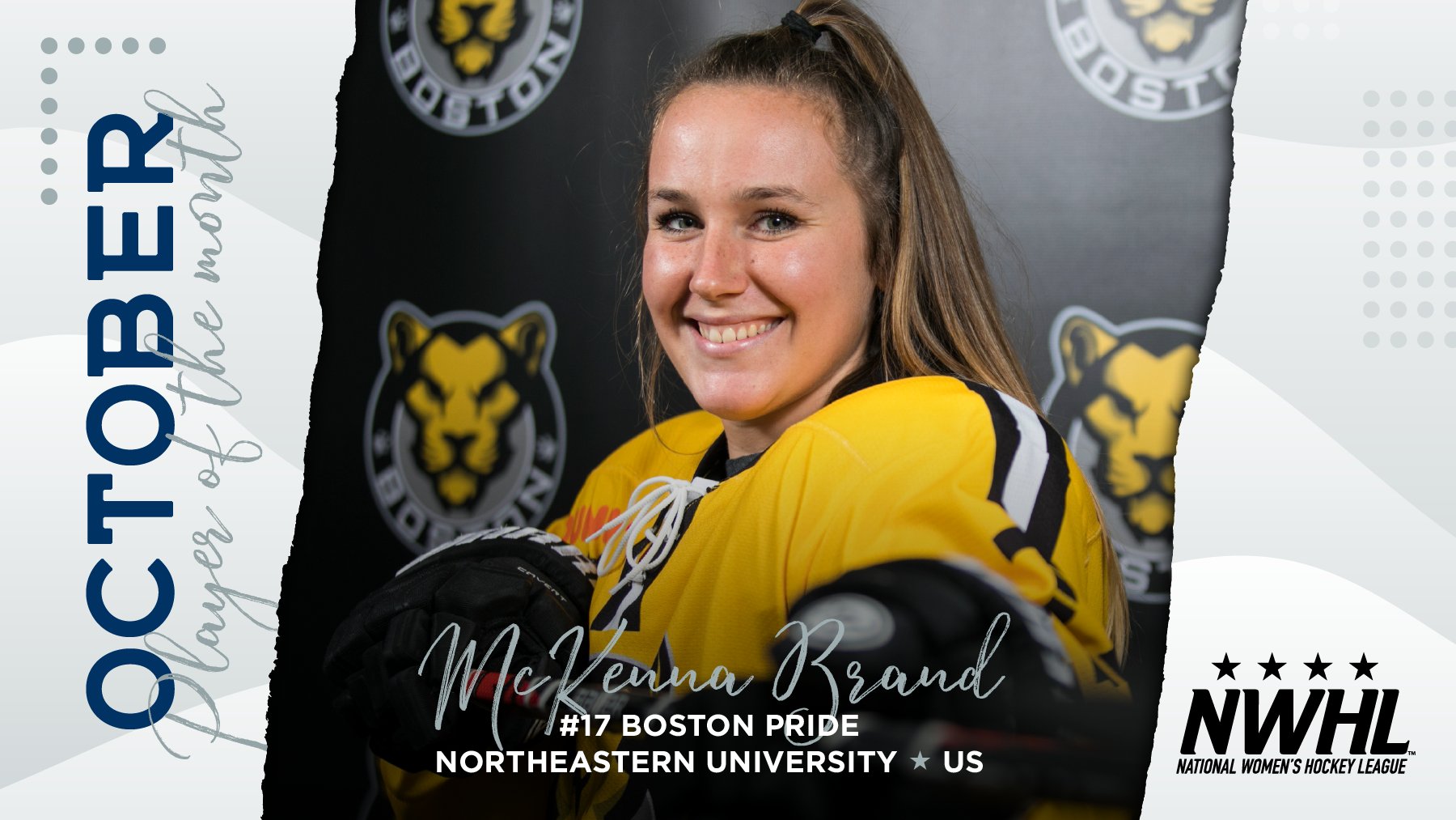 NWHL October Player of the Month